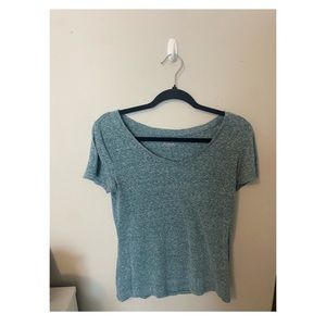 turquoise soft cotton boyfriend tee